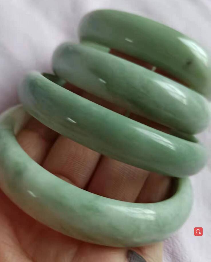 56-62mm Natural Jade Bangle Bracelet Jewelry Stone Fashion Gift Delicate Bracelets Round Green Women Smooth New Arrivals X1, Black
56-62mm Natural Jade Bangle Bracelet Jewelry Stone Fashion Gift Delicate Bracelets Round Green Women Smooth New Arrivals X1, Black