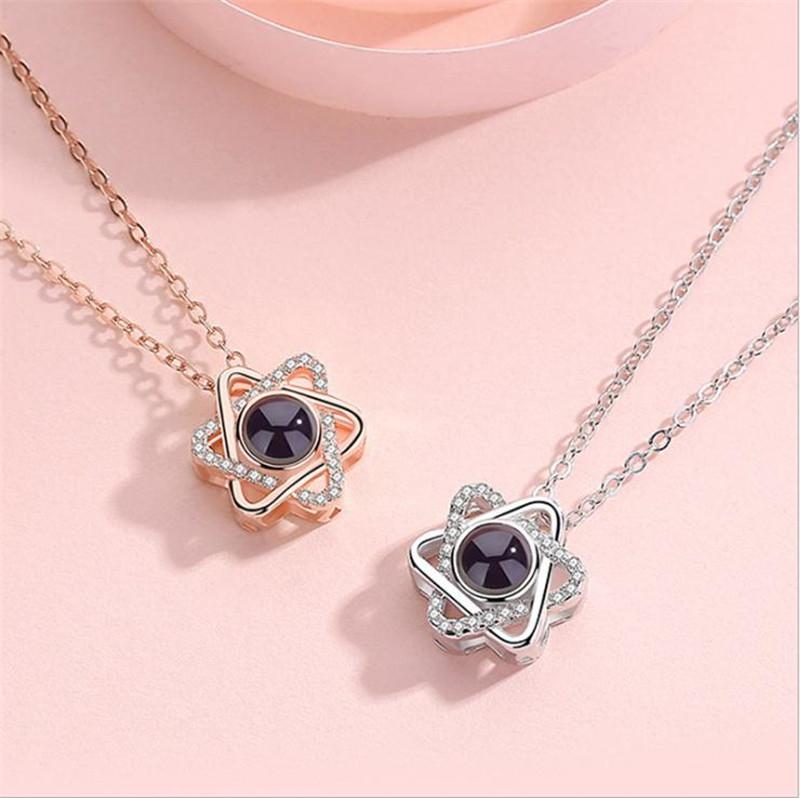 Pendant Necklaces Girls Fashionable Rhinestone Decoration Hexagram Clavicle Chain Temperament Jewelry Ladies Creative Memory Projection Neck
Pendant Necklaces Girls Fashionable Rhinestone Decoration Hexagram Clavicle Chain Temperament Jewelry Ladies Creative Memory Projection Neck