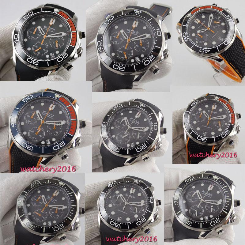 Wristwatches 41mm Black Dial Ceramic Bezel Sapphire Date Quartz Movement Men's Watch
Wristwatches 41mm Black Dial Ceramic Bezel Sapphire Date Quartz Movement Men's Watch