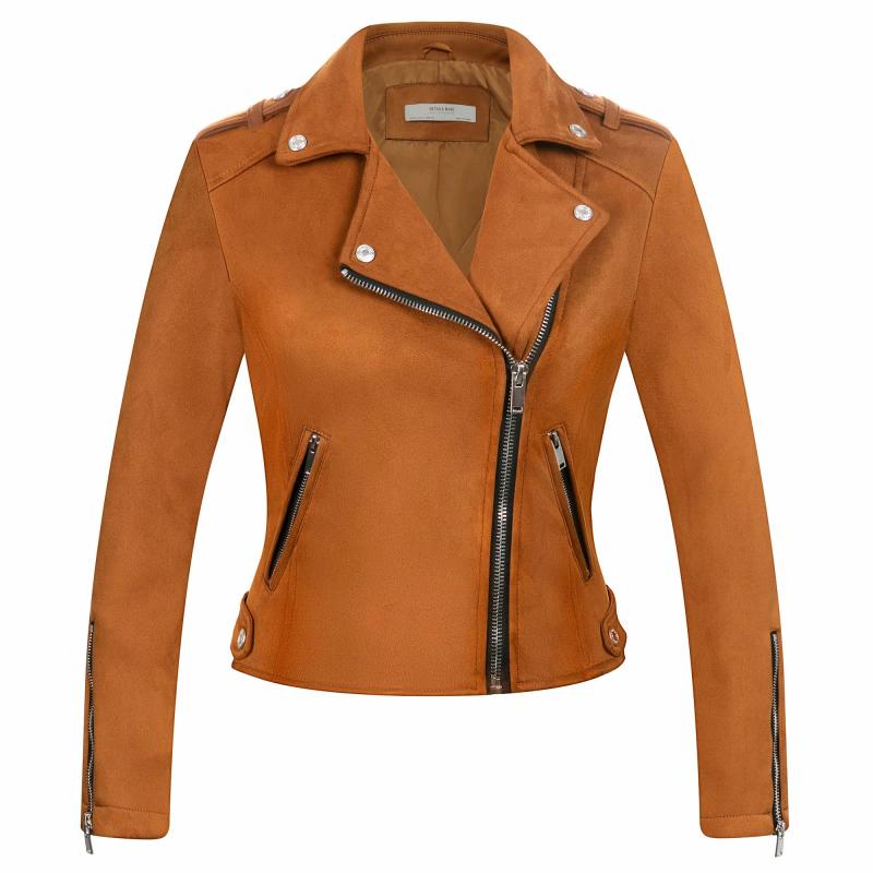 Women's Leather & Faux 2021 Arrial Women Autumn Winter Suede Jackets Lady Fashion Matte Motorcycle Coat Biker Black Brown Outwear
Women's Leather & Faux 2021 Arrial Women Autumn Winter Suede Jackets Lady Fashion Matte Motorcycle Coat Biker Black Brown Outwear