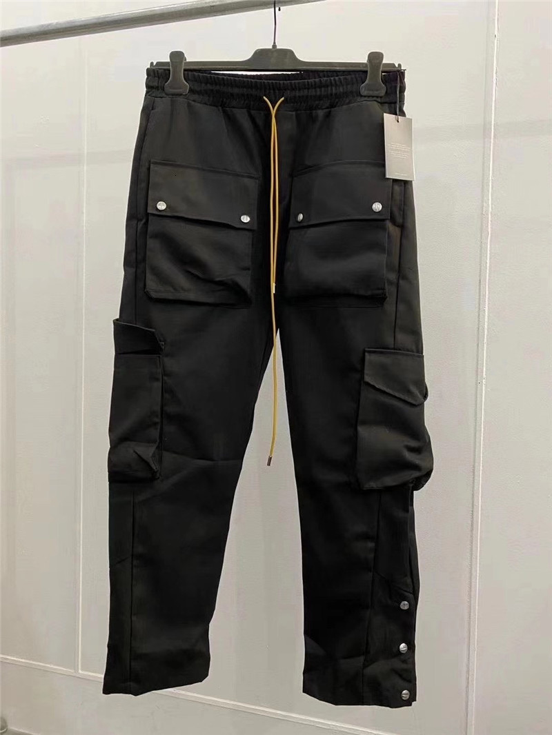 20ss Top 2021 New Hiphop Rhude Best Quality Multifunctional Flap Pockets Overalls Men Women Leisure Pants 5pf1 F370 factory wholesale outlet, Black 
20ss Top 2021 New Hiphop Rhude Best Quality Multifunctional Flap Pockets Overalls Men Women Leisure Pants 5pf1 F370 factory wholesale outlet, Black