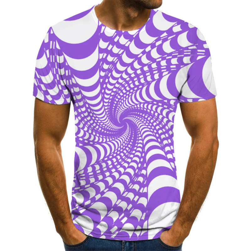new summer vertigo digital print 3d t-shirt street trend men's loose sports short sveni60, White;black
new summer vertigo digital print 3d t-shirt street trend men's loose sports short sveni60, White;black
