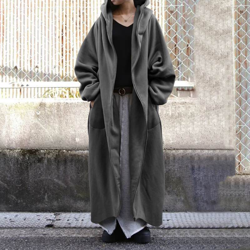 Women's Jackets Women Zipper Hoodies Long Sleeve Sweatshirt Autumn Hooded Coat 2021 Winter Fleece Outwear Robe Plus Size GSMV, Gray
Women's Jackets Women Zipper Hoodies Long Sleeve Sweatshirt Autumn Hooded Coat 2021 Winter Fleece Outwear Robe Plus Size GSMV, Gray