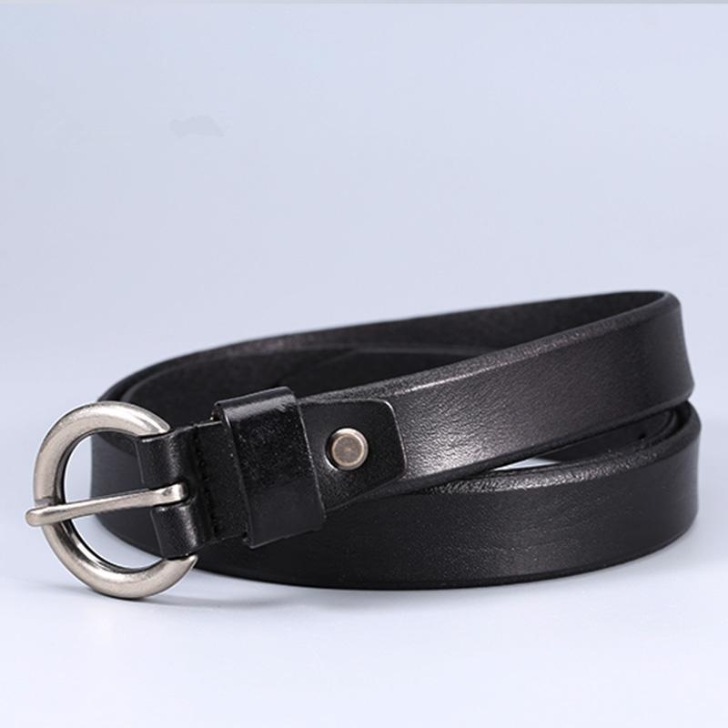 Belts Belt Womens 100% Cowhide Retro Round Buckle Dress Skinny Waist Classic For Jeans Pants Brown 2.2cm Overalls, Black
Belts Belt Womens 100% Cowhide Retro Round Buckle Dress Skinny Waist Classic For Jeans Pants Brown 2.2cm Overalls, Black