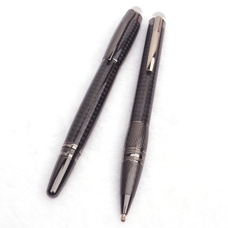 Luxury Black Carbon Fiber Rollerball pen Crystal Star top Business office school supplies Writing smooth Ballpoint pens High quality, As picture shows
Luxury Black Carbon Fiber Rollerball pen Crystal Star top Business office school supplies Writing smooth Ballpoint pens High quality, As picture shows