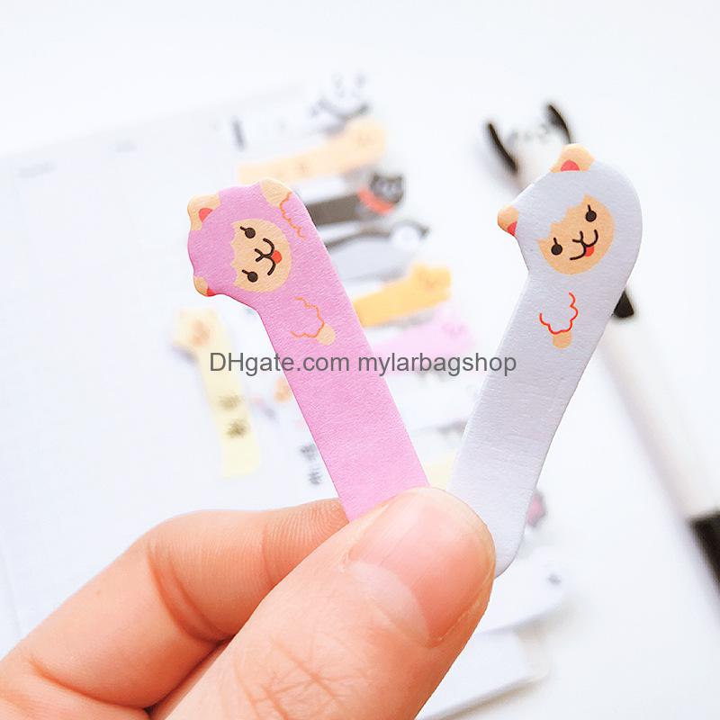 

Notes Kawaii Memo Pad Bookmarks Creative Cute Animal Sticky Mylarbagshop 0821 Japanese And South Korea Stationery Sitting Annamend Bo jllpuf