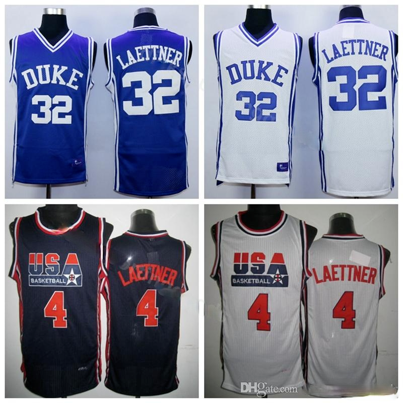College 1992 USA Team One 4 Christian Laettner Jersey 32Duke Blue Devils Jerseys Blue White Away Team Color 2021 College Basketball Men, Black;red
College 1992 USA Team One 4 Christian Laettner Jersey 32Duke Blue Devils Jerseys Blue White Away Team Color 2021 College Basketball Men, Black;red