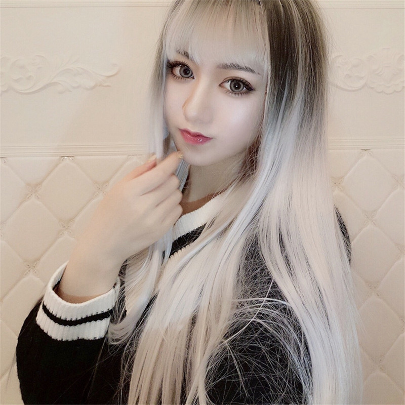 Two-Dimensional Harajuku Air Bangs Black Gradient White Long Straight Hair Cosplay Anime Wig One Piece Dropshipping
Two-Dimensional Harajuku Air Bangs Black Gradient White Long Straight Hair Cosplay Anime Wig One Piece Dropshipping