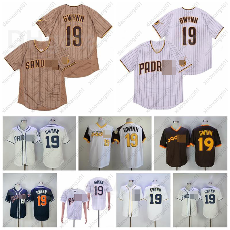 Vintage 1978 1982 Retror Baseball 19 Tony Gwynn Jersey Cooperstown Flexbase Cool Base Stitched Pinstripe Pullover Brown White Navy Blue, Blue;black
Vintage 1978 1982 Retror Baseball 19 Tony Gwynn Jersey Cooperstown Flexbase Cool Base Stitched Pinstripe Pullover Brown White Navy Blue, Blue;black