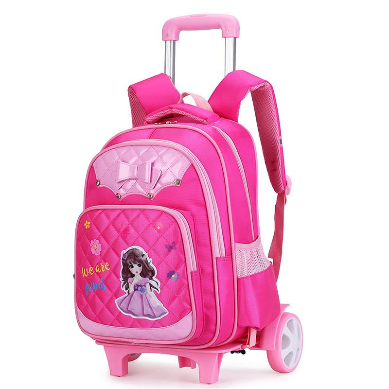 Fashion Kids Trolley Backpack 2/6 Wheels Girl's School Bags Children's Travel Luggage Rolling Bag Backpacks
Fashion Kids Trolley Backpack 2/6 Wheels Girl's School Bags Children's Travel Luggage Rolling Bag Backpacks