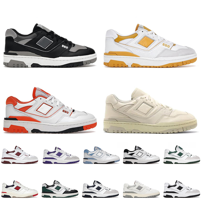 

Wholesale 550 Women Men Casual Shoes NB550 Shadow Mens Trainers Sea Salt Varsity Gold Burgundy Black Syracuse UNC White University Blue B550 Sports Sneakers, B10 syracuse 36-45