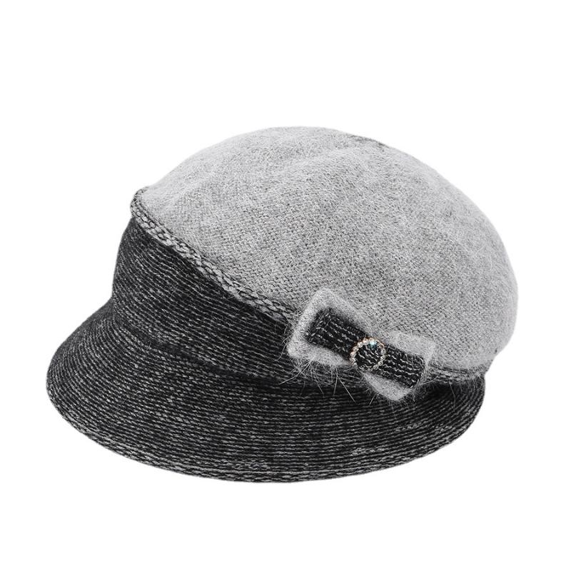 Berets 2021 Winter Thickened Bowknot Stitching Basin Hat Female Korean Fashion Wild Warm Ear Protection Mother, Purple
Berets 2021 Winter Thickened Bowknot Stitching Basin Hat Female Korean Fashion Wild Warm Ear Protection Mother, Purple