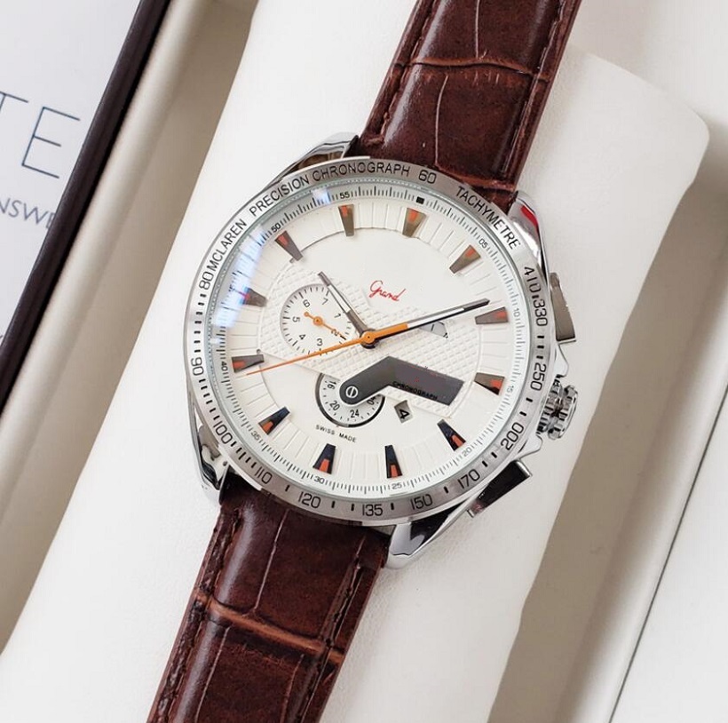 Big Designer mens automatic mechanical watches 47mm black brown leather wristwatches sapphire watch factory montre de luxe, Slivery;brown
Big Designer mens automatic mechanical watches 47mm black brown leather wristwatches sapphire watch factory montre de luxe, Slivery;brown