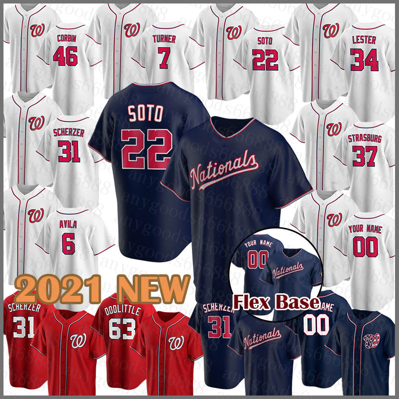 Washington Baseball Jersey Nationals Custom 22 Juan Soto Flex Base 31 Max Scherzer 7 Trea Turner 6 Anthony Rendon 37 Stephen Strasburg, Blue;black
Washington Baseball Jersey Nationals Custom 22 Juan Soto Flex Base 31 Max Scherzer 7 Trea Turner 6 Anthony Rendon 37 Stephen Strasburg, Blue;black