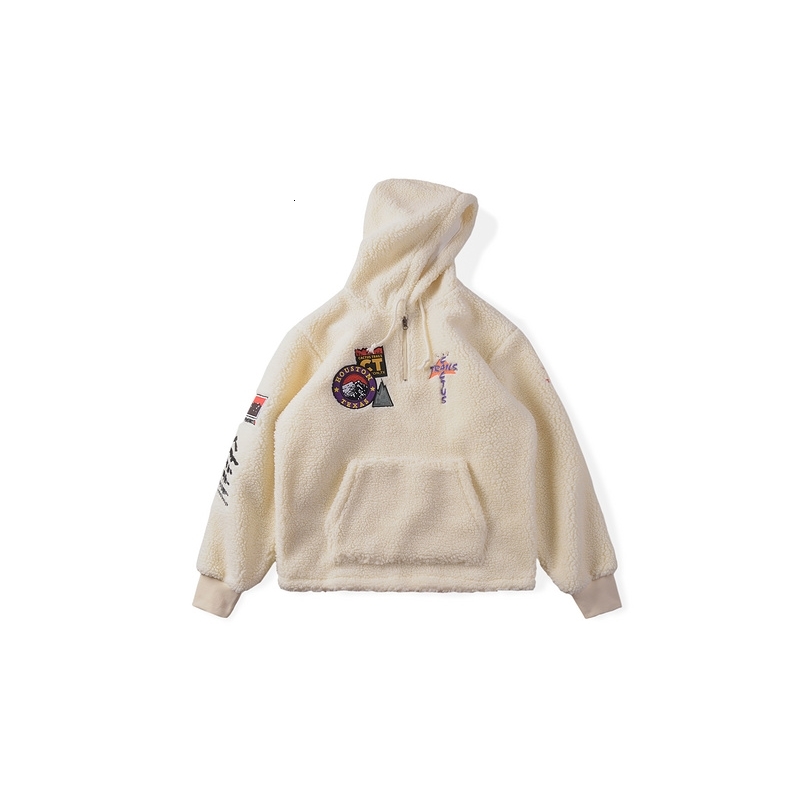 Winter 2021 Travis Scott Cactus Trails Sherpa Hoodie Oversized Hip-hop Embroidery Hoody Men Women Couple Berber Fleece Hoodies, Ivory
Winter 2021 Travis Scott Cactus Trails Sherpa Hoodie Oversized Hip-hop Embroidery Hoody Men Women Couple Berber Fleece Hoodies, Ivory