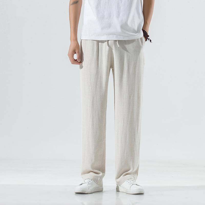 Men's Pants 2021 Spring Summer Chinese Style Cotton Linen Casual Trousers Retro Large Size Fashion Harlan Wide-leg, Black
Men's Pants 2021 Spring Summer Chinese Style Cotton Linen Casual Trousers Retro Large Size Fashion Harlan Wide-leg, Black