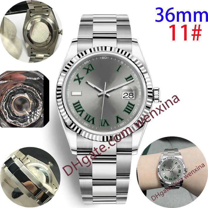 quality Woman watch 36mm Green Roman Numerals Dial 2813 automatic montre de luxe Stainless Steel Waterproof watches, 01
quality Woman watch 36mm Green Roman Numerals Dial 2813 automatic montre de luxe Stainless Steel Waterproof watches, 01