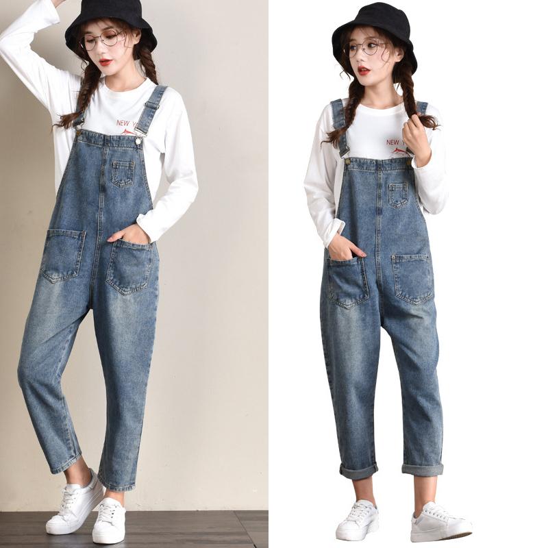 Women's Jeans Jumpsuit Loose Denim Ladies Tight Women Casual Large Size Overall With Pocket 6xl, Blue
Women's Jeans Jumpsuit Loose Denim Ladies Tight Women Casual Large Size Overall With Pocket 6xl, Blue