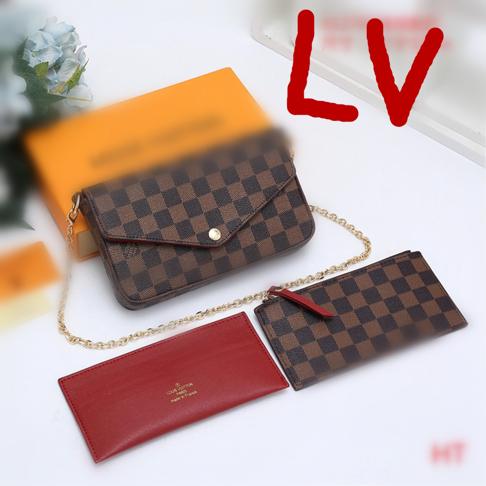 small 3pcs set Luxury brand Louisbags_18 Women Designer Bags Crossbody Handbag Wallet Backpack messenger bag tote LOUIS'S VUTTON'S, Red;black
small 3pcs set Luxury brand Louisbags_18 Women Designer Bags Crossbody Handbag Wallet Backpack messenger bag tote LOUIS'S VUTTON'S, Red;black
