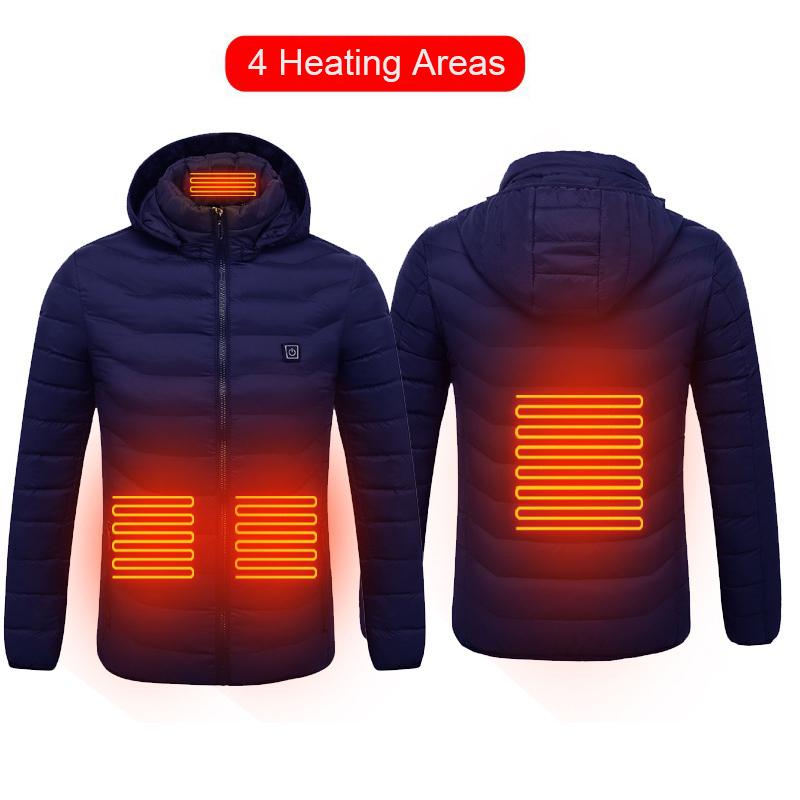 Hunting Jackets Winter Intelligent Heating Coat Cotton-padded Constant Thermal Clothes USB Electric Heated Jacket Hiking Motorcycle Skiing P, Black
Hunting Jackets Winter Intelligent Heating Coat Cotton-padded Constant Thermal Clothes USB Electric Heated Jacket Hiking Motorcycle Skiing P, Black