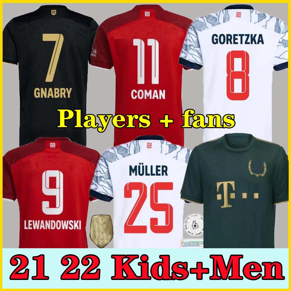 21 22 Special Edition BaYern SANE MULLER GORETZKA Soccer Jersey 2021 Home Red LEWANDOWSKI GNABRY DAVIES Shirt Away GOTZE RIBERY 3rd Football uniform, 21 22 home kids size:
21 22 Special Edition BaYern SANE MULLER GORETZKA Soccer Jersey 2021 Home Red LEWANDOWSKI GNABRY DAVIES Shirt Away GOTZE RIBERY 3rd Football uniform, 21 22 home kids size: