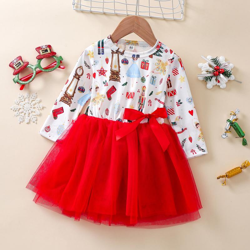 Girl's Dresses Toddler Baby Kids Girls Christmas Clothes Surtumn Print Patchwork Tulle Princess Dress Fashion Girl Clothing 1-6Y, Red;yellow
Girl's Dresses Toddler Baby Kids Girls Christmas Clothes Surtumn Print Patchwork Tulle Princess Dress Fashion Girl Clothing 1-6Y, Red;yellow