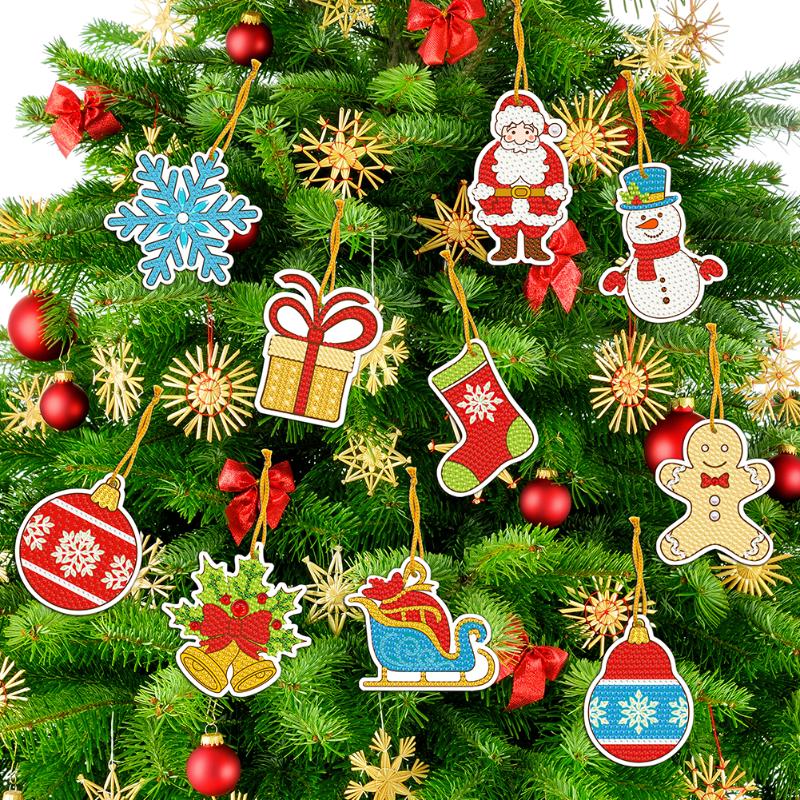 Christmas Decorations DIY Diamond Painting Tree Pendant Ornament Mosaic Kit Xmas Gifts Decoration For Home Year's Decor 2022
Christmas Decorations DIY Diamond Painting Tree Pendant Ornament Mosaic Kit Xmas Gifts Decoration For Home Year's Decor 2022