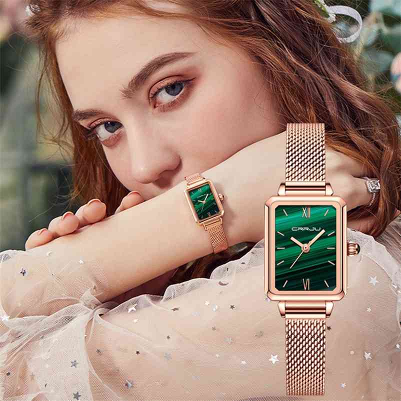 Women Green Square Watch Analog Quartz Stainless Steel Mesh Leather Band Casual Fashion Ladies Wrist Watches 3ATM Waterproof 210608, White
Women Green Square Watch Analog Quartz Stainless Steel Mesh Leather Band Casual Fashion Ladies Wrist Watches 3ATM Waterproof 210608, White