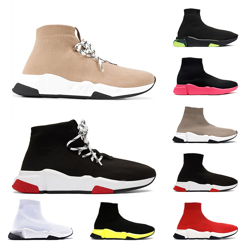 Lace Up Designer Womens Mens Sock Shoes Black White Beige Red Casual Sneakers Paris Clear sole Speed Tripler Balenciagas Socks Boots Sports Trainers
Lace Up Designer Womens Mens Sock Shoes Black White Beige Red Casual Sneakers Paris Clear sole Speed Tripler Balenciagas Socks Boots Sports Trainers