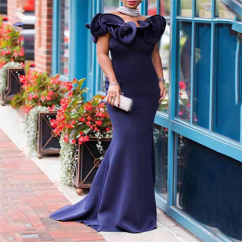 Summer Outfits Women High-End Velvet Ruffle Stitching Elegant Annual Party And Wedding Gowns Vintage Midi Dresses Plus Size 210525, Navy blue
Summer Outfits Women High-End Velvet Ruffle Stitching Elegant Annual Party And Wedding Gowns Vintage Midi Dresses Plus Size 210525, Navy blue