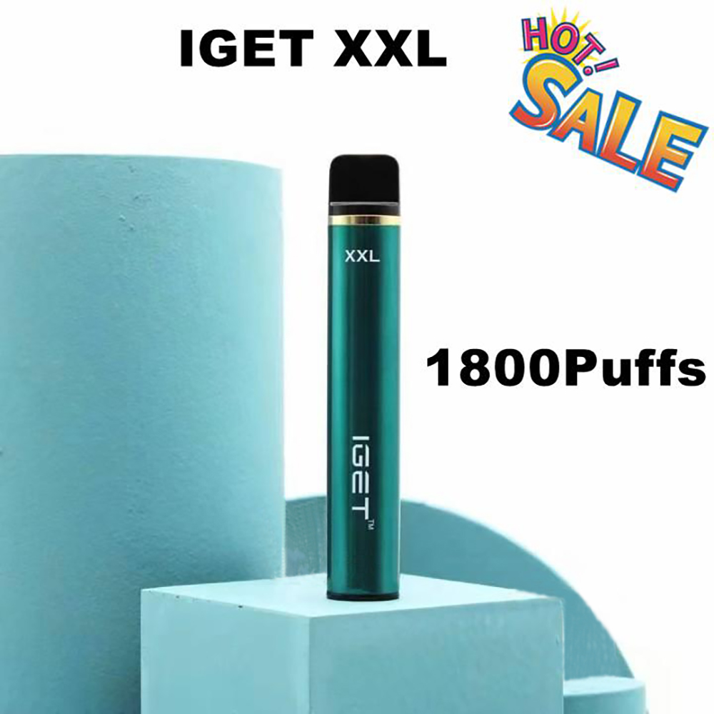 New Iget XXL Disposable Vape Pen Pod E cigarette Device Kit 22 colour 1800 Puffs 950mAh Battery 7ml Prefilled Cartridge Authentic VS Puff Ba
New Iget XXL Disposable Vape Pen Pod E cigarette Device Kit 22 colour 1800 Puffs 950mAh Battery 7ml Prefilled Cartridge Authentic VS Puff Ba