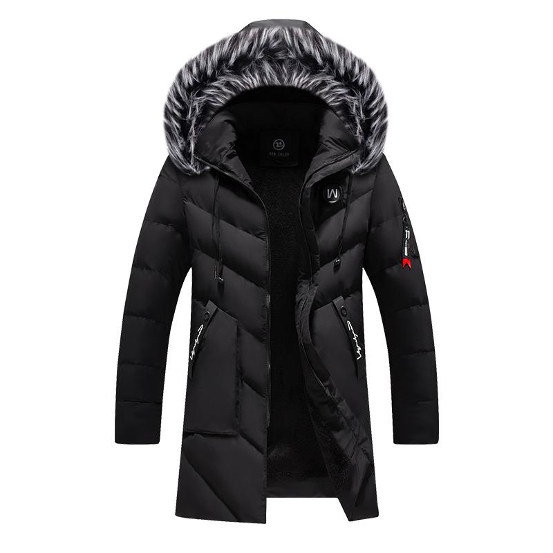 Men's Down & Parkas Winter Jackets Men Fur Warm Thick Cotton Multi-Pocket Hooded Mens Casual Fashion Fleece Long Coats Windbreaker Overcoat, Black
Men's Down & Parkas Winter Jackets Men Fur Warm Thick Cotton Multi-Pocket Hooded Mens Casual Fashion Fleece Long Coats Windbreaker Overcoat, Black