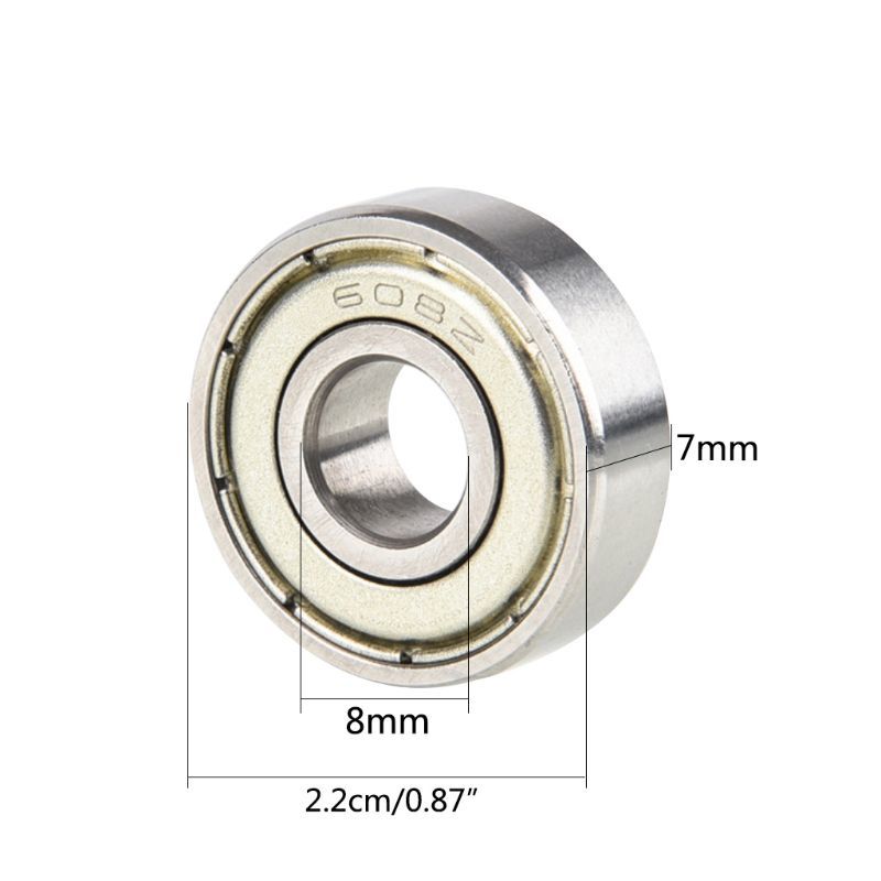 10 Steks/bag 608ZZ 8X22X7 Mm Lagers Deep Grove Steel Sealed ball bearings Roller 40JA