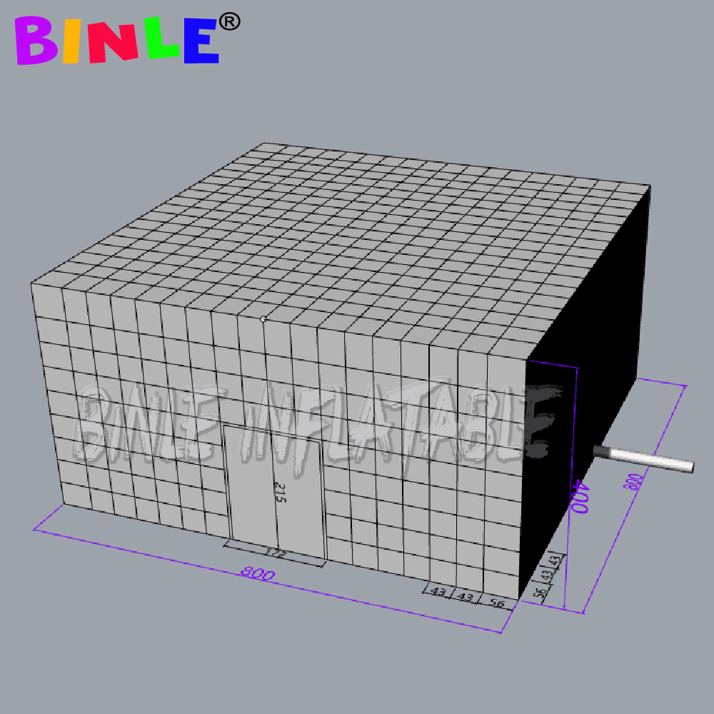 10mx10m white inflatable cube tent with bubbles cubic event marquee party wedding promotional square house for exhibition