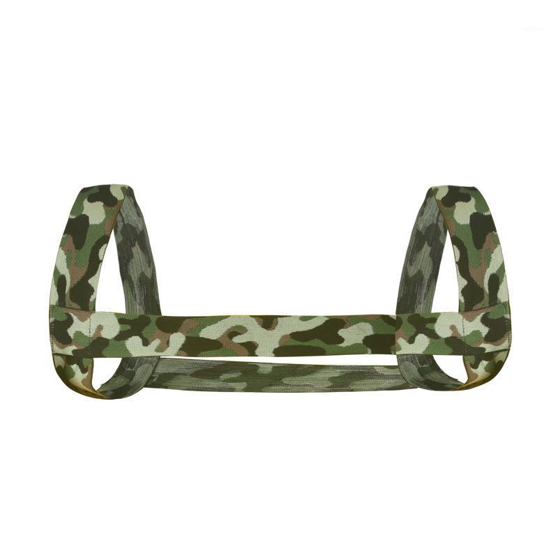 Bras Sets Men Camouflage Halter Chest Harness Fetish Bondage Sexy Clubwear Shoulder Lingerie Elastic Strap, Army green
Bras Sets Men Camouflage Halter Chest Harness Fetish Bondage Sexy Clubwear Shoulder Lingerie Elastic Strap, Army green