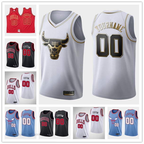 Custom Mens women youthChicagoBulls00 GoldenEditionwhite black blue Throwback City Basketball jersey
Custom Mens women youthChicagoBulls00 GoldenEditionwhite black blue Throwback City Basketball jersey