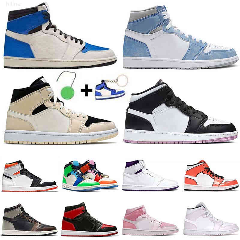 2021 With Socks Mid Pink Black JUMPMAN 1 1s Women Mens Basketball Shoes High OG Hyper Royal Patina Barely Orange Fearless Twist Trainers, #47 36-46 white
2021 With Socks Mid Pink Black JUMPMAN 1 1s Women Mens Basketball Shoes High OG Hyper Royal Patina Barely Orange Fearless Twist Trainers, #47 36-46 white