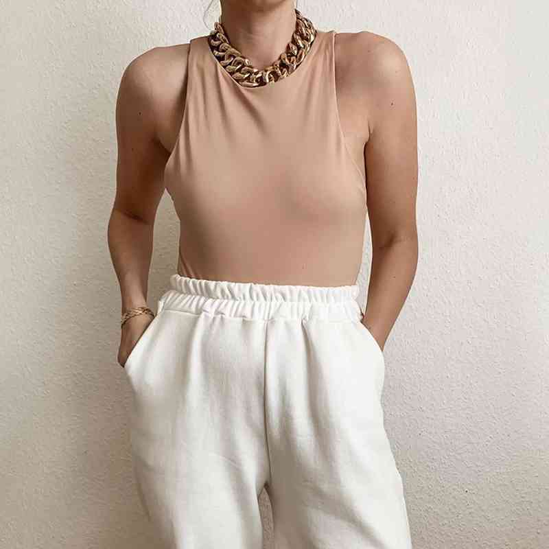 Sexy women soft khaki bodysuits summer fashion ladies slim bodycon elegant female vintage girls chic 210430