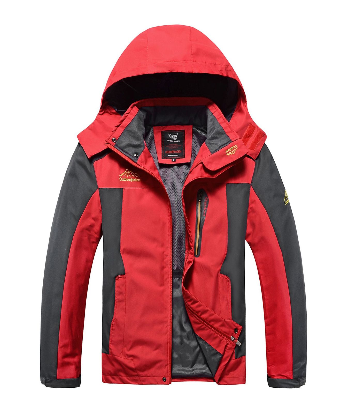 Single layer thin large men's stormsuit outdoor sports mountaineering group, Black
Single layer thin large men's stormsuit outdoor sports mountaineering group, Black