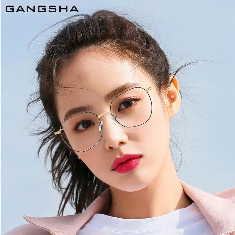 Fashion Sunglasses Frames GANGSHA Unisex Glasses Frame Women Prescription Designer Metallic Ultra Slim Circle Eyeglasses Eyewear 8001, Black
Fashion Sunglasses Frames GANGSHA Unisex Glasses Frame Women Prescription Designer Metallic Ultra Slim Circle Eyeglasses Eyewear 8001, Black