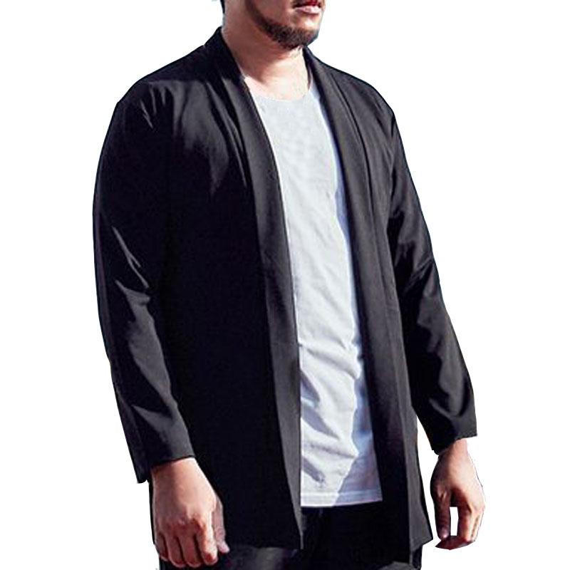 Spring Autumn Jackets Men Large Size 5XL 6XL 7XL Shoulder 59cm Casual Outerwear Black Colors Men's