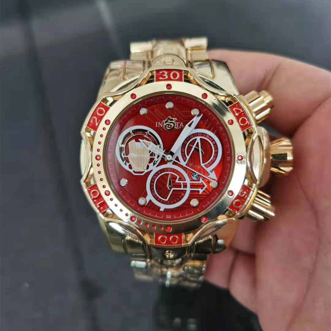 DZ7333 Men's Quartz Sports Calendar INVICTA Watch, Rotating Large 52 Dial, Iron Man Style Steel Band Folding Clasp, Slivery;brown
DZ7333 Men's Quartz Sports Calendar INVICTA Watch, Rotating Large 52 Dial, Iron Man Style Steel Band Folding Clasp, Slivery;brown