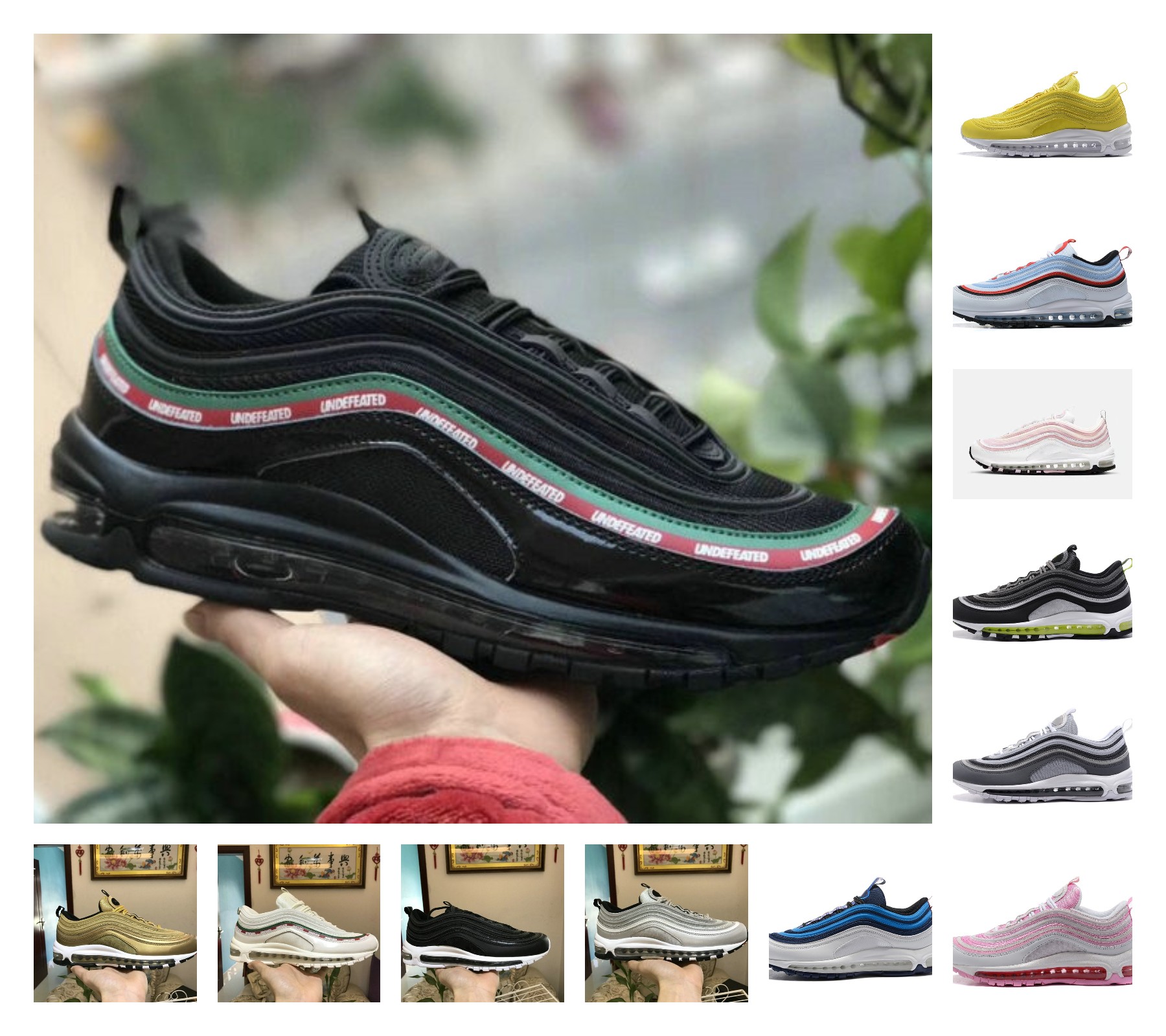 2021 Undefeated 97 OG X Mens Outdoor Running Shoes 97s Sail Bred Undftd Triple White Black Sliver Bullet Metalic Gold Olive Game Royal Men Women Air Sports Sneakers 97#, A-s001
2021 Undefeated 97 OG X Mens Outdoor Running Shoes 97s Sail Bred Undftd Triple White Black Sliver Bullet Metalic Gold Olive Game Royal Men Women Air Sports Sneakers 97#, A-s001