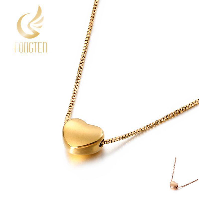 Pendant Necklaces Titanium Steel Love Heart Charm Necklace For Women Box Chain Wedding
Pendant Necklaces Titanium Steel Love Heart Charm Necklace For Women Box Chain Wedding