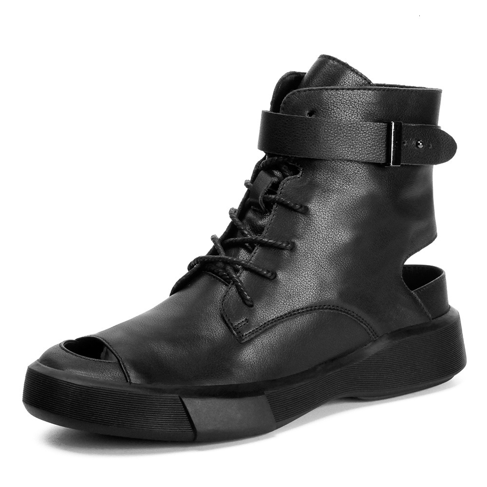 Sandals hollow out of the leather retro platform gladiator women's sandals will see black ankle strappy punk boots thick A185, 1# shoe box
Sandals hollow out of the leather retro platform gladiator women's sandals will see black ankle strappy punk boots thick A185, 1# shoe box