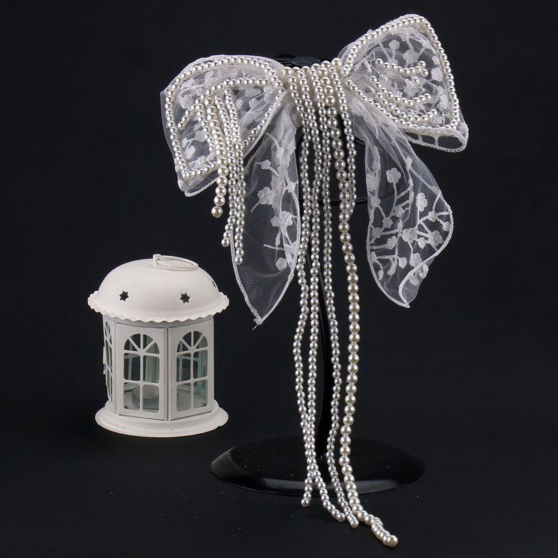 Hair Clips & Barrettes Pearl Fabric Bowknot Long Tassel Super Fairy Accessories Wedding Style Bridal Headband T-Show Performance Headwear Ha, Golden;silver
Hair Clips & Barrettes Pearl Fabric Bowknot Long Tassel Super Fairy Accessories Wedding Style Bridal Headband T-Show Performance Headwear Ha, Golden;silver