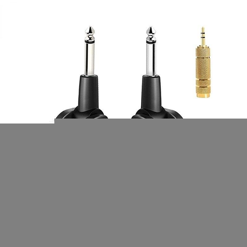 Microphones Wireless Guitar System Rechargeable Upgrated LED Screen 15 Channels UHF Transmitter Receiver For Electri
