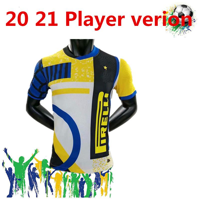 20 21 Inter Milan Player version 4th LUKAKU LAUTARO SKRINIAR GODIN SENSI soccer jerseys ALEXIS BARELLA jersey football kit shirts, Black;yellow
20 21 Inter Milan Player version 4th LUKAKU LAUTARO SKRINIAR GODIN SENSI soccer jerseys ALEXIS BARELLA jersey football kit shirts, Black;yellow
