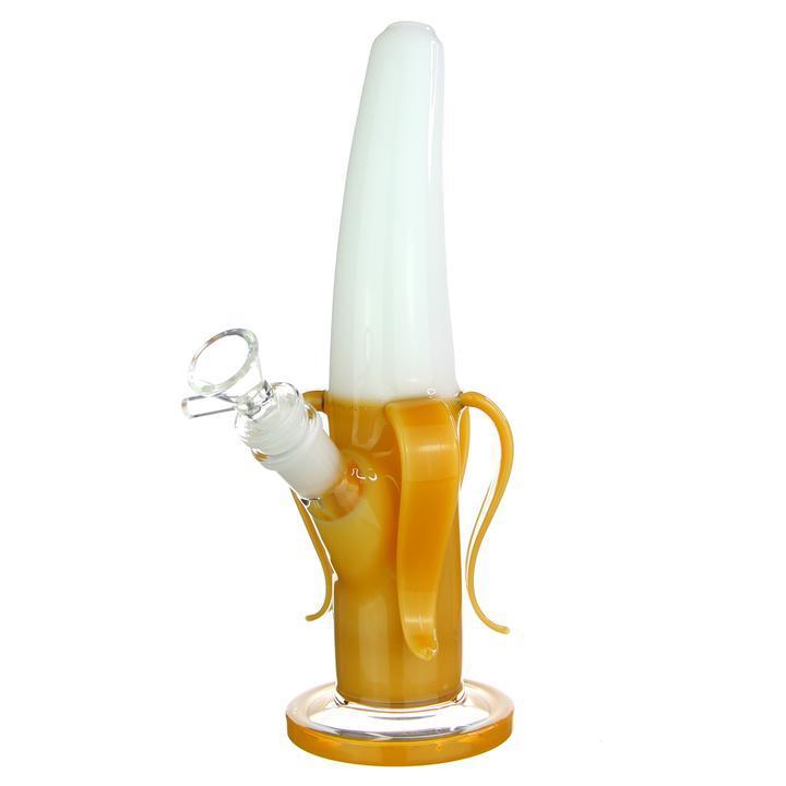 Creative Banana shape hookahs 45 Degree18mm feamale joint glass water bong with 14mm bowl
Creative Banana shape hookahs 45 Degree18mm feamale joint glass water bong with 14mm bowl