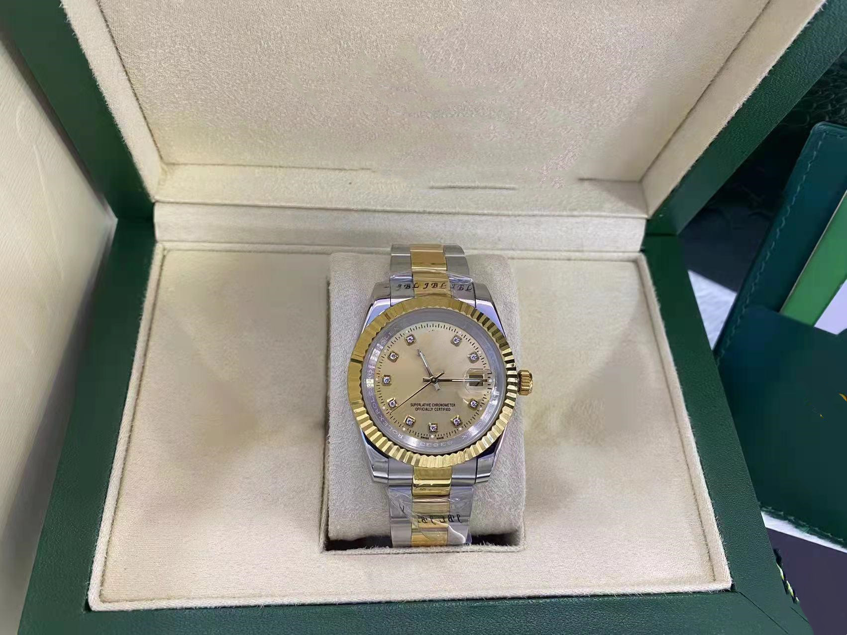 Luxury Mens Watch 41mm Stainless Steel Watches Men Date 2813 Mechanical Automatic Just President Desinger Mens Watches, Style 12 original box + watch
Luxury Mens Watch 41mm Stainless Steel Watches Men Date 2813 Mechanical Automatic Just President Desinger Mens Watches, Style 12 original box + watch